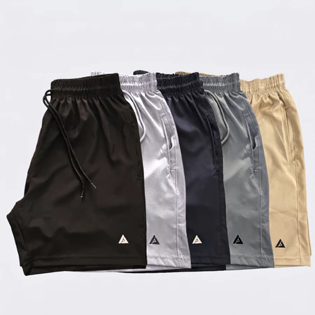5 Bermudas Masculina Academia Praia Treino Corrida dryfit secagem rápida com elástic
