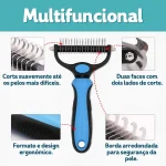 Rasqueadeira Removedor Azul – Tira Pelos Mortos – Pet, Animais, Gato -BNVT