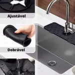Tapete Escorredor de Pia Torneira Escorredor de Silicone Cozinha Sabão Tapete de Pia