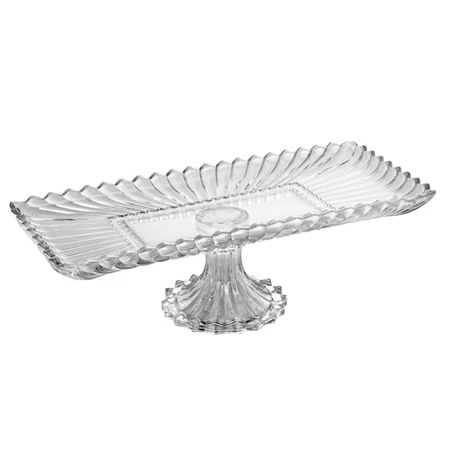 Travessa Wolff Geneva de Cristal 30cm x 16,5cm x 12cm