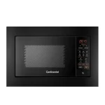 Torre de Cocção com Micro-ondas de Embutir 27L Preto (MC2EP) + Forno de Embutir Elétrico 50L (OC4EM) Continental