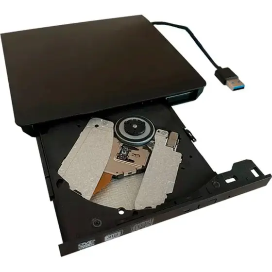 Gravador Dvd Leitor Externo Notebook Pc 3.0 Usb Slim Portáti – FIRST OPTION