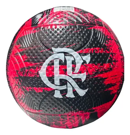 Bola De Futebol Campo Flamengo Oficial Pu Soft Texturizada
