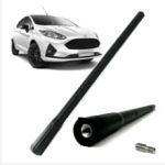 Haste Automotiva para Antena de Teto Universal, Rosca Interna 6 mm, Preta