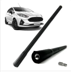 Haste Automotiva para Antena de Teto Universal, Rosca Interna 6 mm, Preta