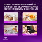 Termômetro Digital Infravermelho Rápido Testa Relaxmedic