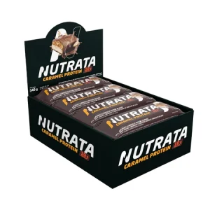 Barra De Proteina Caramel Protein Nutrata Caixa 12 Unid