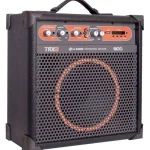 Caixa Amplificada Profissional LL Áudio TRX8 45Wrms Bluetooth, Radio, Cubo, Guitarra, Violão, Mic, Igreja