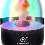 Caixa De Som Bluetooth Astronauta Led Rgb 