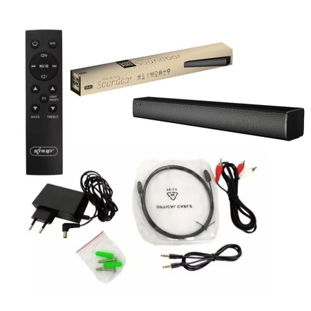Soundbar Caixa de Som Bluetooth C/ Controle Knup KP-6037BH 60W RMS