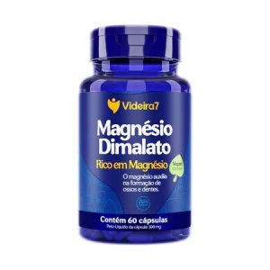 Magnésio Dimalato 100% IDR – 60 CÁPSULAS
