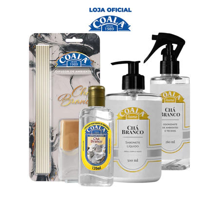 kit Coala Home Chá Branco