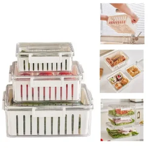 Kit 3 Caixas Organizadoras de Acrílico Práticas e Resistentes – UpCoisas