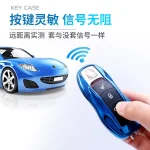 Adequado para Porsche chave capa saco Cayenne MACAN Palamela TPU borracha macia chave do carro escudo fivela meio pacote