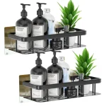 Kit 2 Prateleiras Retangular Banheiro para Objetos Multiuso Metal – Mm House