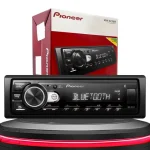 Radio Automotivo Aparelho Pioneer Mp3 Player Mvh235bt Com Usb Bluetooth Am Fm Som Automotivo para Carro
