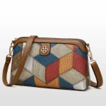 Mochila Transversal Pequena Unissex Estilo Étnico Com Combinação De Cores Estilo Neutro – NONE