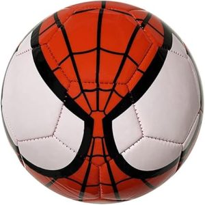 Bola de futebol Homem Aranha em couro sintético tamanho 5