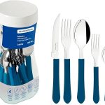 Faqueiro Inox 20 peças Leme Azul – Tramontina