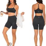 Shorts Academia Feminino Short Cintura Alta de Yoga Treino Ginástica Modeladora Com Bolso