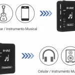 M-VAVE Sistema de Transmissão Sem Fio para Monitor de Ouvido Profissional