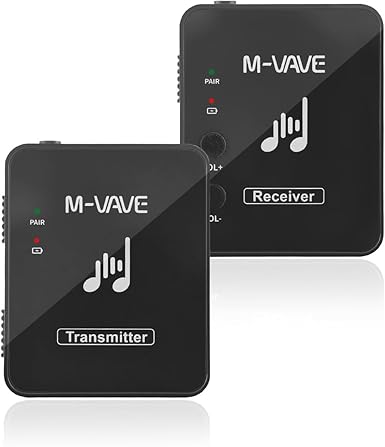 M-VAVE Sistema de Transmissão Sem Fio para Monitor de Ouvido Profissional