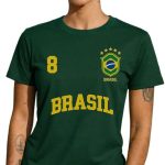 Camiseta Feminina Brasil Futebol Seleção
