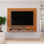 Painel para Tv até 55 Polegadas com Nichos DJ Móveis Ripe Freijó Off White – DJ MOVEIS