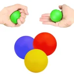 Kit 3 Bolas Exercitadora Fisioterapia Bolinha De Mão Lisa – Apolo Brinquedos