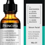 Sérum 5% Niacinamida + 4% Glicólico + 3% Tranexâmico + 2% Salicílico Mix-01 – Anti-acne com 30ml