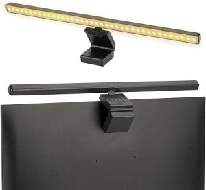 Barra de Luz LED Para Monitor de Computador, Lâmpada Para Cuidados Com os Olhos Com Sensor Tátil, 5 Modos de Cor, Ajuste de Brilho, Alimentação USB