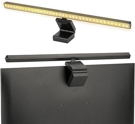 Barra de Luz LED Para Monitor de Computador, Lâmpada Para Cuidados Com os Olhos Com Sensor Tátil, 5 Modos de Cor, Ajuste de Brilho, Alimentação USB