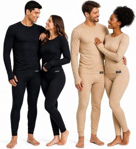 Conjunto Térmico Segunda Pele Unissex, Blusa e Calça Flanelada