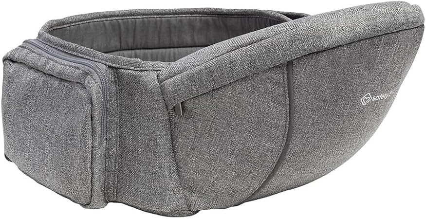 Assento Safety 1st, Wallaby, Hipseat 4 em 1, 3,5kg a 15kg, Grey