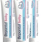 Kit 3 Cremes Pomadas de Assaduras Vit B5 com 100g cada, Total 300g – Bepantol Baby