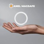 Gshield Aro Adesivo Metálico Anel Magnético Adaptador Universal Ultrafino para Carregamento sem Fio Compatível com MagSafe