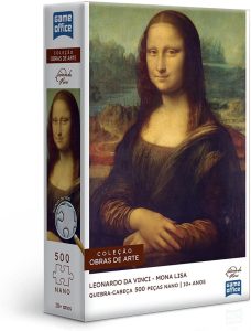 Toyster – Quebra-cabeça: Leonardo Da Vinci – A Mona Lisa – 500 peças nano – Game Office