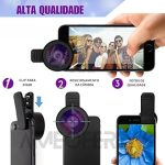 Lente Premium Câmera Celular Melhor Resolução 2 em 1 Profissional