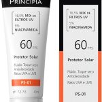 Protetor Solar Facial 16,5% Mix de Filtros UV + 5% Niacinamida FPS 60 PS-01 com 40ml