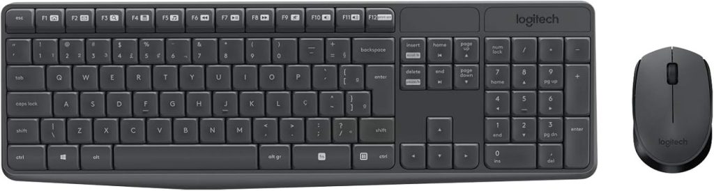 Combo Teclado e Mouse sem fio 