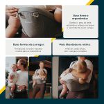 Assento Safety 1st, Wallaby, Hipseat 4 em 1, 3,5kg a 15kg, Grey