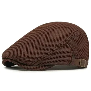 Boina Italiana Mesh Respirável Malha Leve Estilo Retrô Verão Luke Sports –
