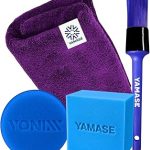Kit Limpeza Automotiva Pano Toalha Flanela de Microfibra + Pincel Detalhamento + Aplicador de Espuma Vonixx