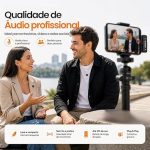 Microfone de Lapela Sem Fio