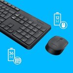 Combo Teclado e Mouse sem fio 