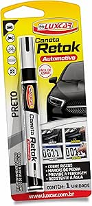 Luxcar – Caneta Retok Automotivo Tira Riscos – Cor Preta