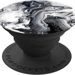 PopSockets: Pega dobrável e suporte para telefones e tablets – Ghost Marble