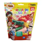 Massinha De Modelar Turma Da Mônica Infantil Com Moldes Espátula e Rolinho Entretenimento Diversão – Magic kids