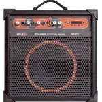 Caixa Amplificada Profissional LL Áudio TRX8 45Wrms Bluetooth, Radio, Cubo, Guitarra, Violão, Mic, Igreja