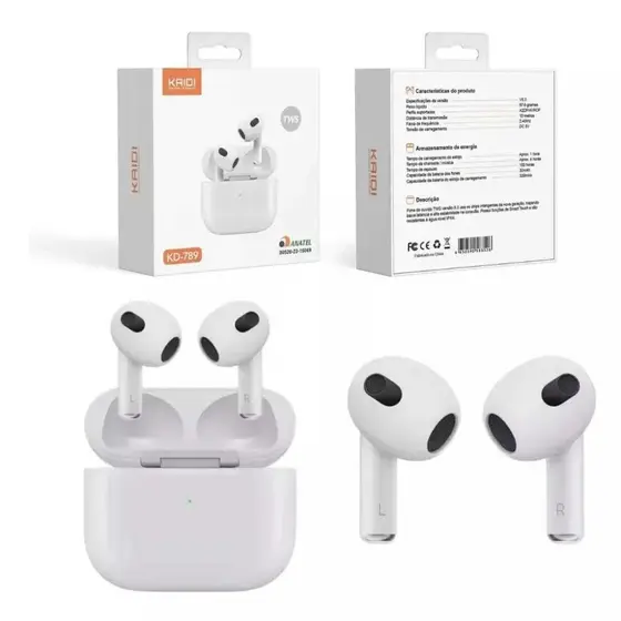 Fone De Ouvido Bluetooth 5hrs De Bateria – Fone De Ouvido Sem Fio – TODOS